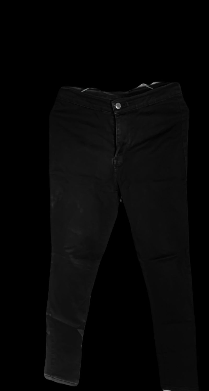 High waisted jeans Wanita multicolor black, foto 4