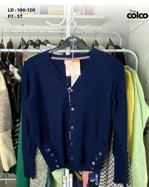 Casual Pea coat Wanita navy