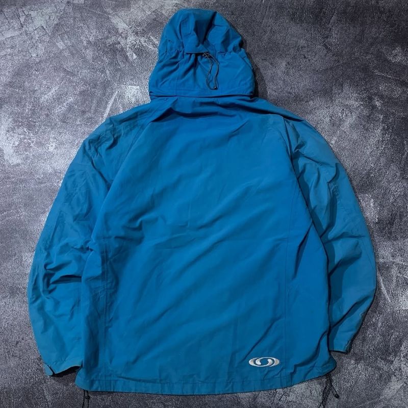 Salomon Gorpcore Windbreaker Pria blue, foto 7