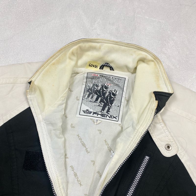 Phenix Vintage Bomber jacket Pria white black, foto 7