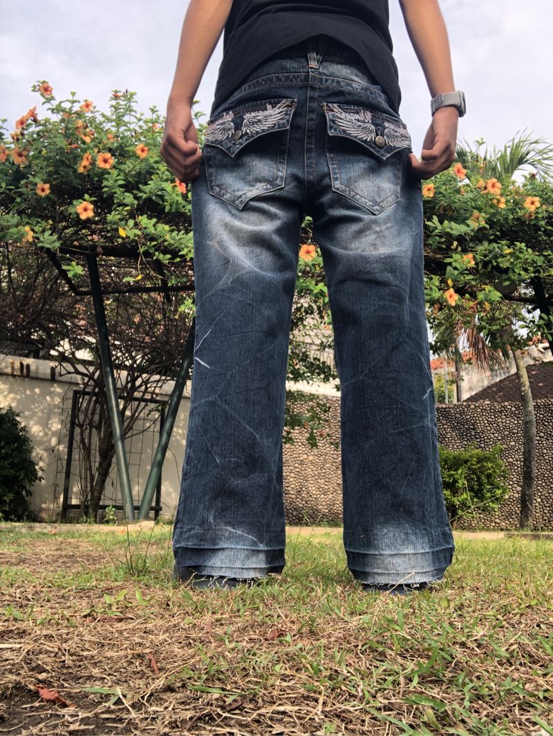 Streetwear Y2K Pria navy, foto 7
