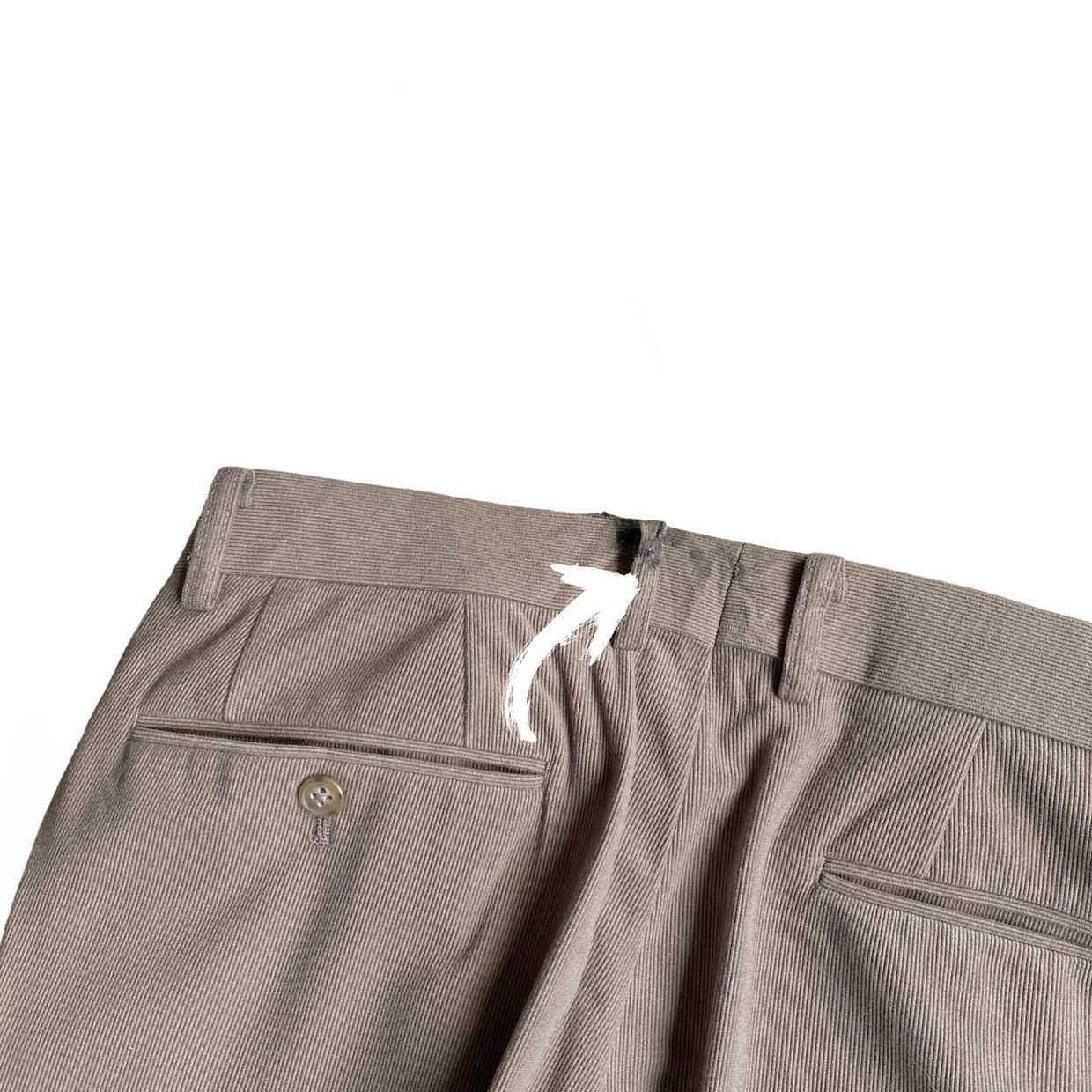 Casual Casual pants Pria tan, foto 5