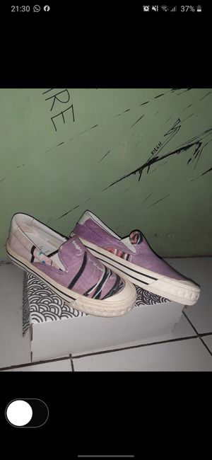 Compass Casual Sneakers Pria white pink