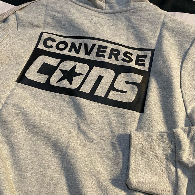 Converse Casual Hoody Pria gray, foto 6