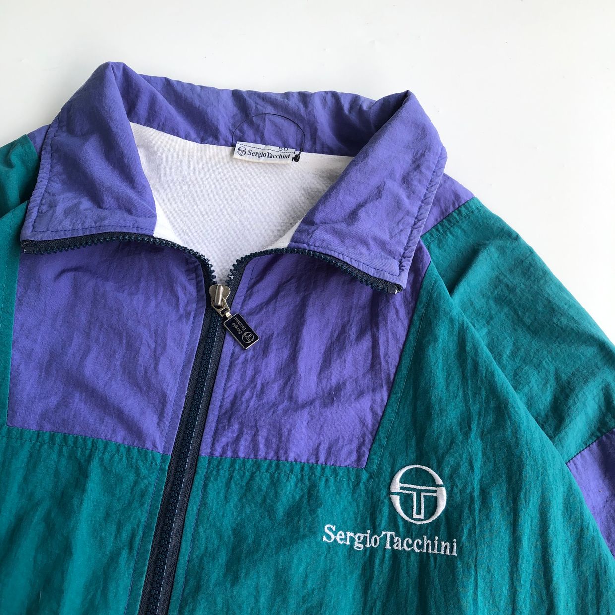 Vintage Windbreaker Pria navy, foto 5