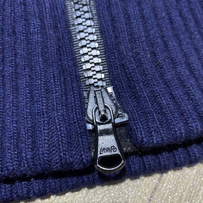Vintage Casual Bomber jacket Pria navy, foto 4