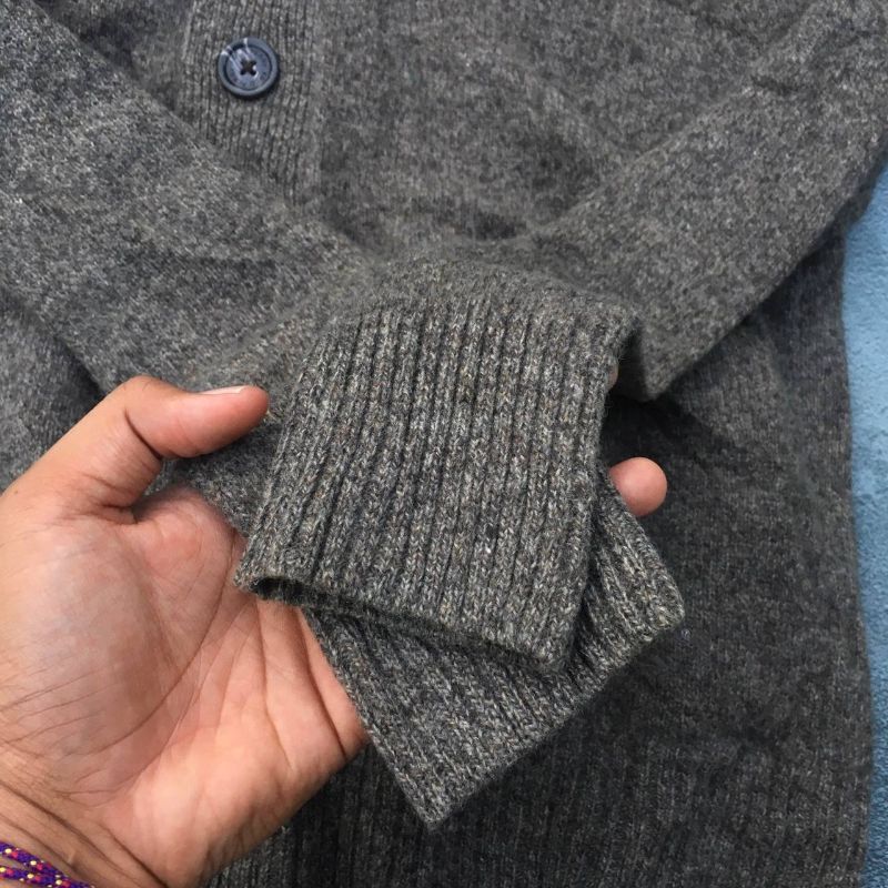 Fred Perry Casual Cardigan Pria brown, foto 4