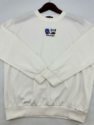 Casual Sweater Wanita white