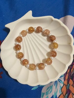Luxury Fairy Jewellery Wanita white tan