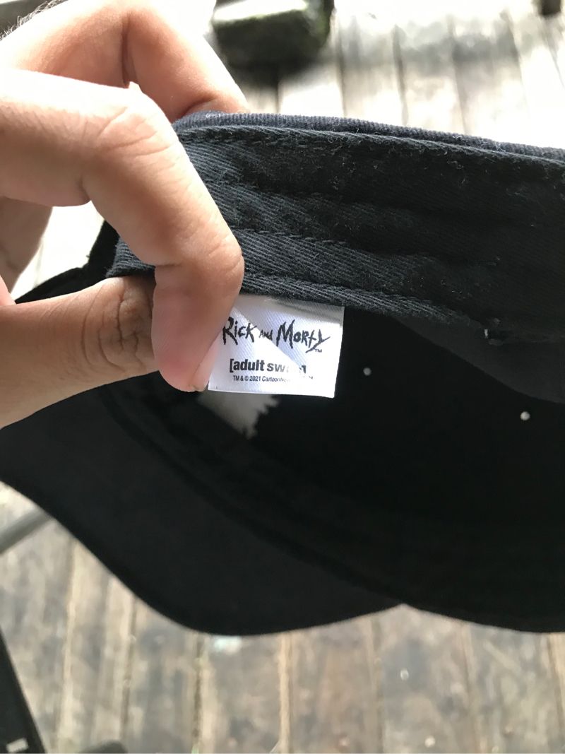Y2K Emo Hat Pria black, foto 4