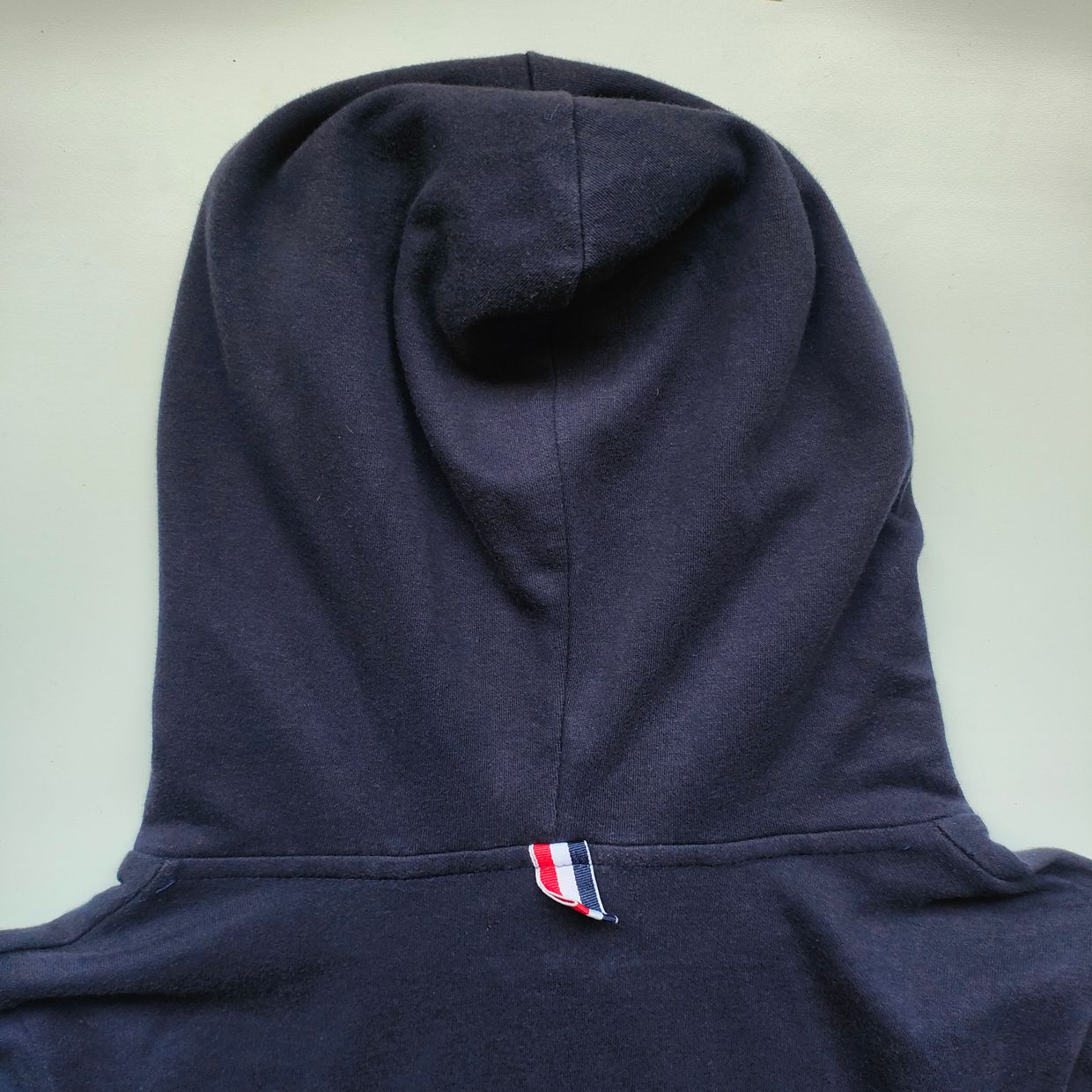 Thom Browne Y2K Hoody Pria navy blue, foto 4
