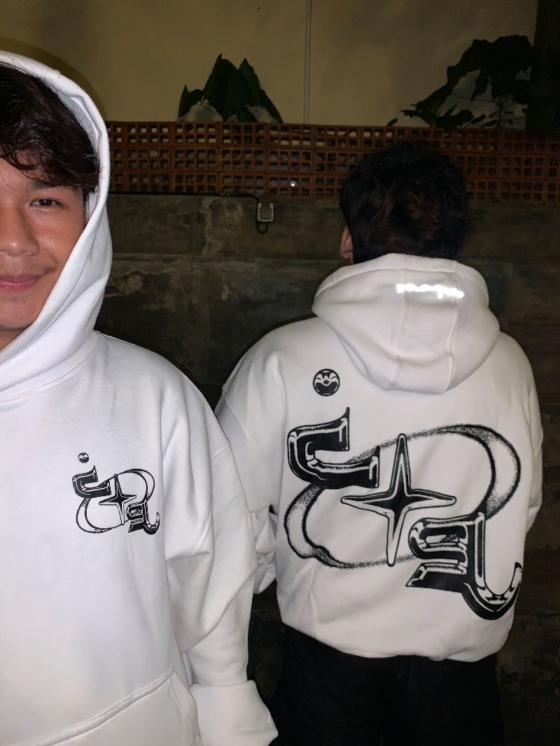 Y2K Hoody Pria white, foto 3