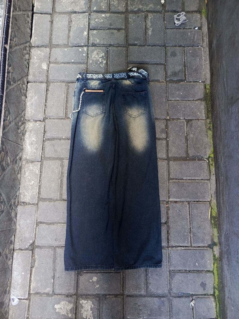 Y2K Casual Jeans Pria navy black, foto 4