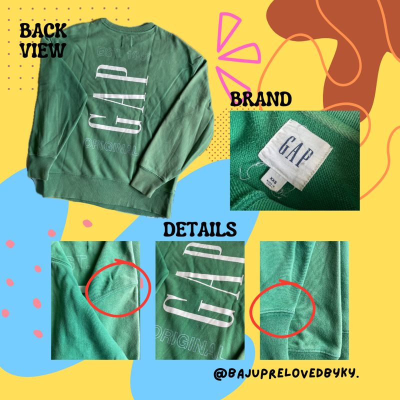 GAP Casual Sweater Wanita green, foto 2