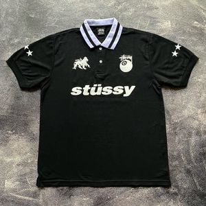 Stussy Casual Jersey Pria black