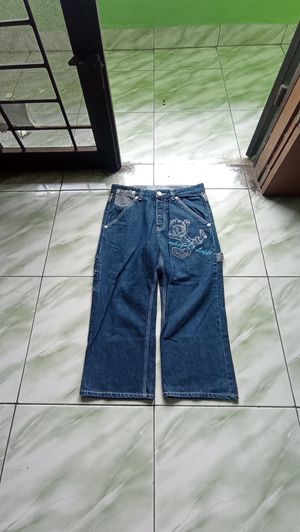 Japanese brand Vintage Streetwear Short Pria blue