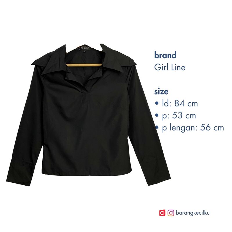 Y2K Goth Blouse Wanita black, foto 3