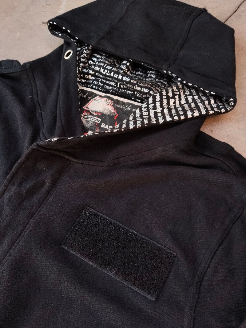 PPFM Goth Avant Garde Hoody Pria black, foto 4