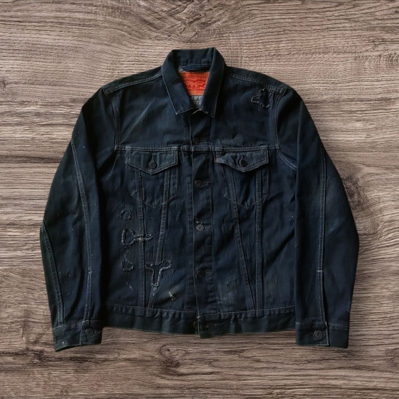 Levi's Streetwear Denim jacket Pria navy, foto 2