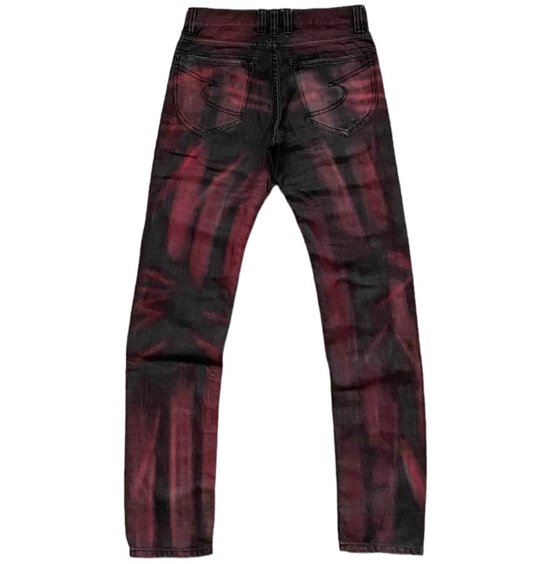 Semantic Design Grunge Goth Jeans Pria red, foto 2