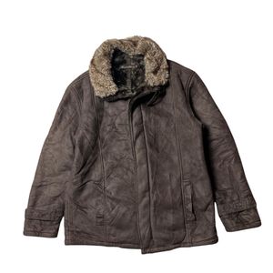 Japanese brand Y2K Avant Garde Denim jacket Pria brown