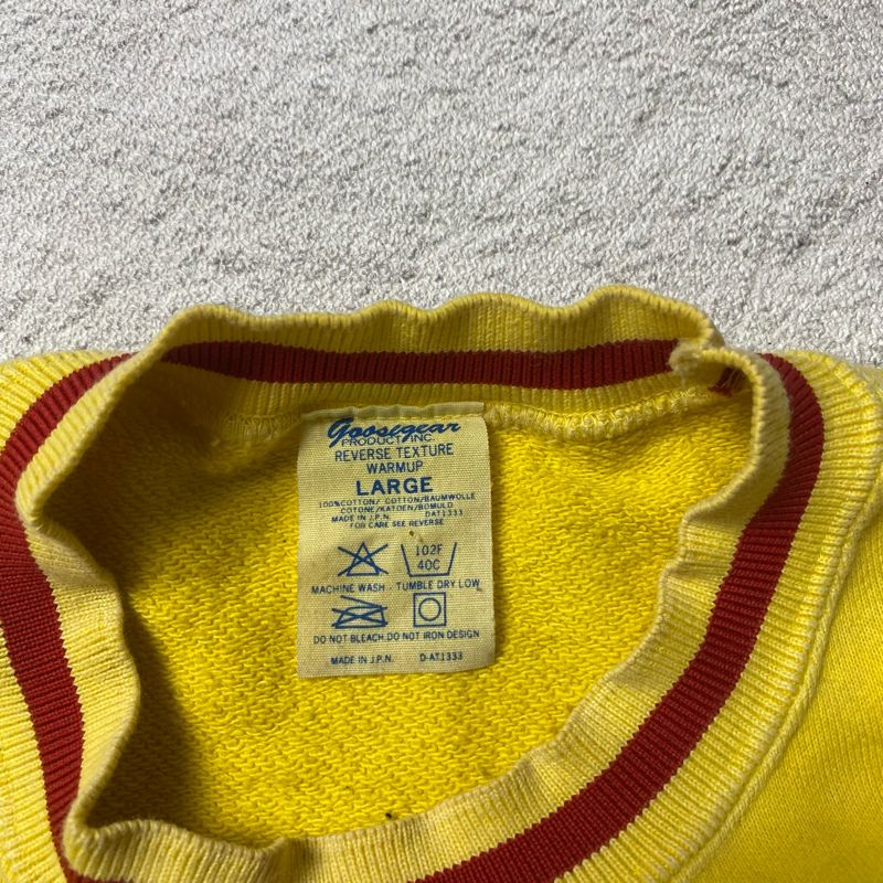 Vintage Sweatshirt Pria yellow, foto 3