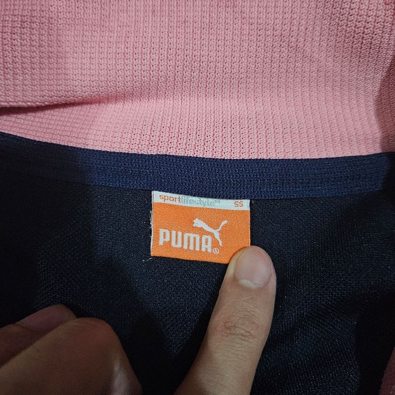 Puma Casual Track jacket Pria navy pink, foto 4