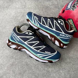 Salomon Gorpcore Casual Sneakers Pria navy black