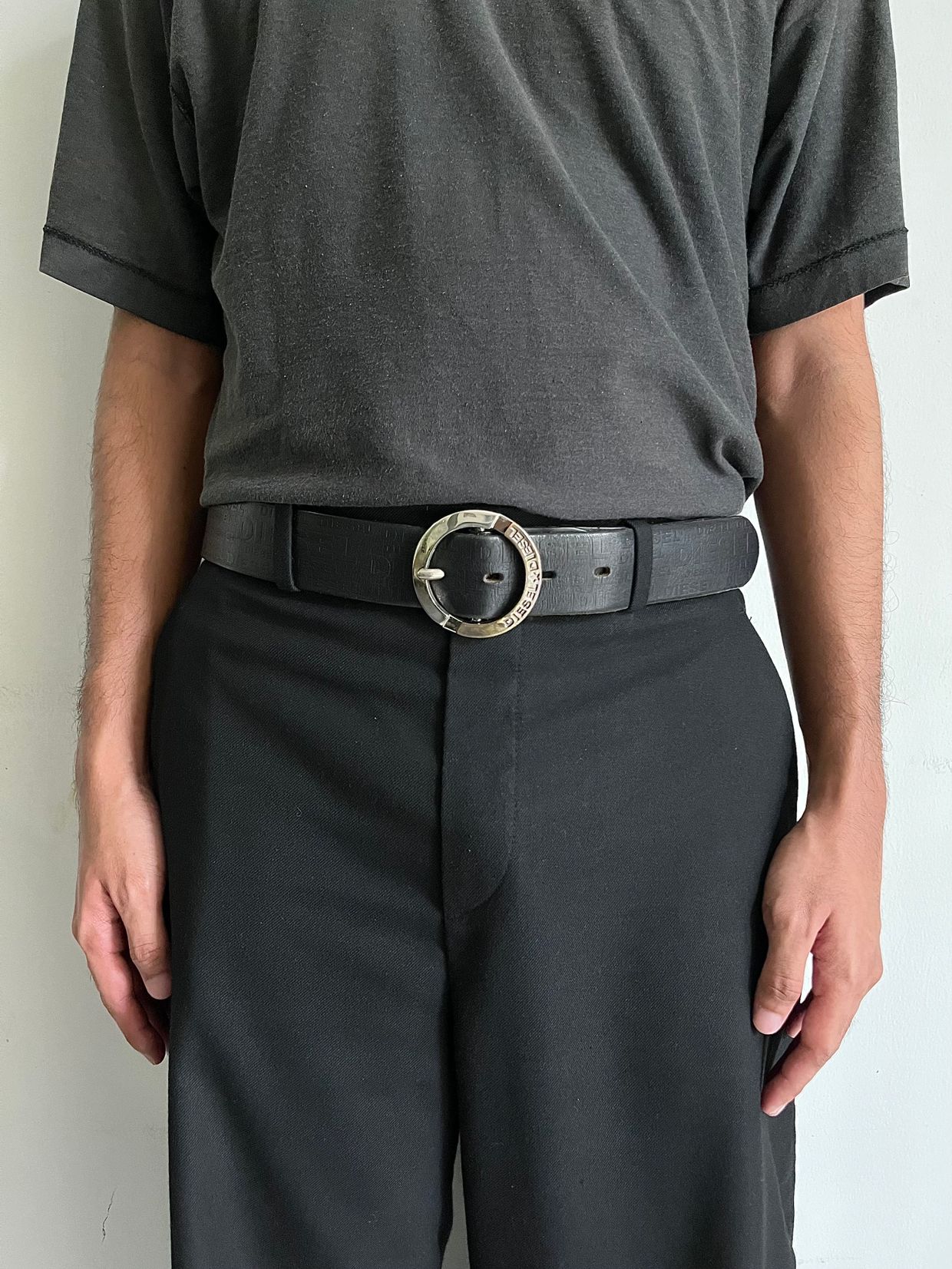 Diesel Vintage Luxury Belt Pria black