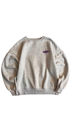 Mahagrid Minimalist Casual Sweatshirt Pria gray