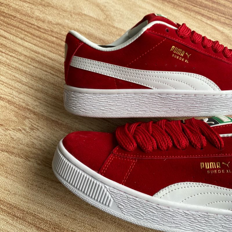 Puma Casual Sneakers Pria white red, foto 2