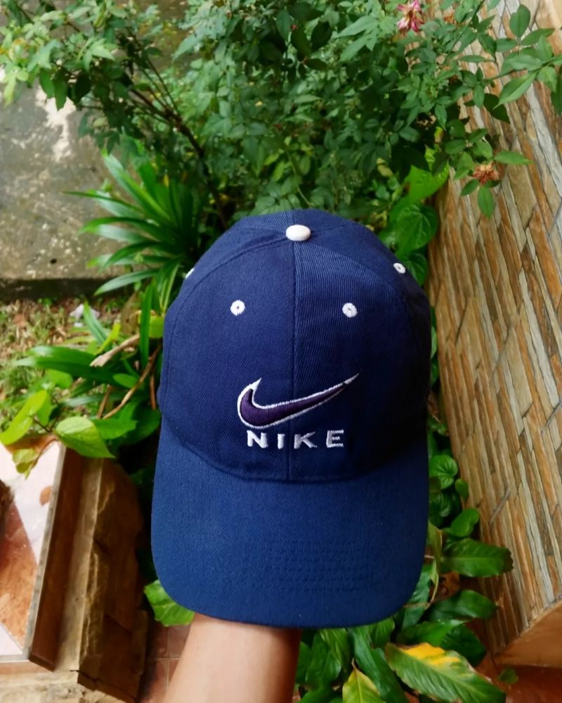 Nike Vintage Y2K Hat Pria navy, foto 2