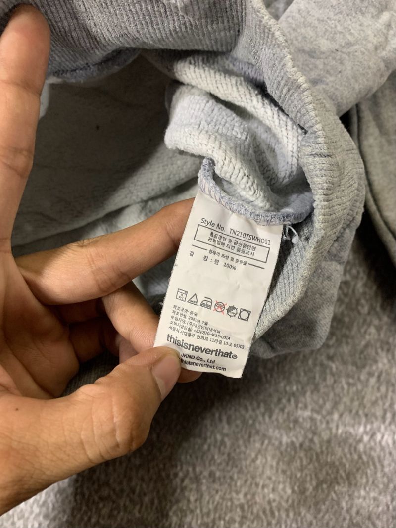 thisisneverthat Casual Hoody Pria gray, foto 6