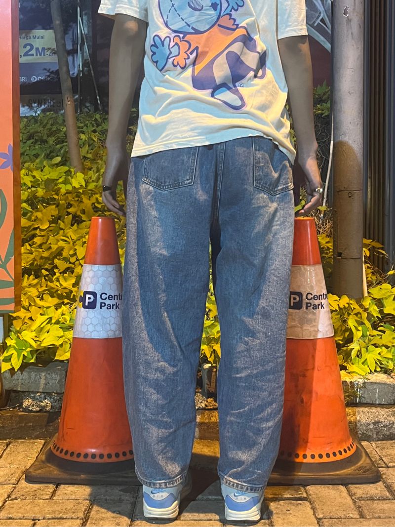 Vintage Y2K Jeans Pria gray, foto 3