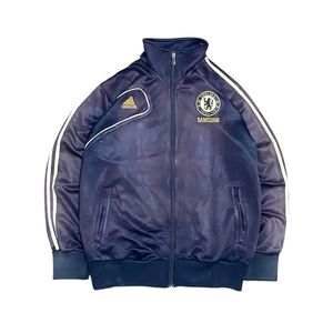 Adidas Vintage Sportswear Windbreaker Pria navy blue