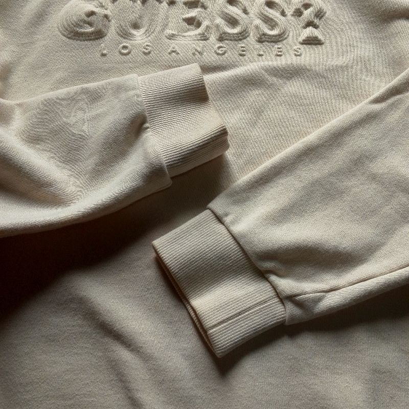 Guess Casual Sweatshirt Pria cream, foto 3