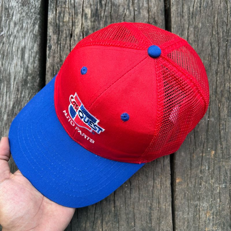 Vintage Hat Pria red blue, foto 2