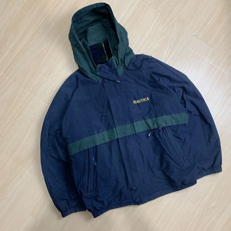 Nautica Gorpcore Windbreaker Pria blue, foto 3