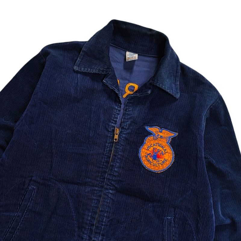 Vintage Casual Harrington jacket Pria navy, foto 6
