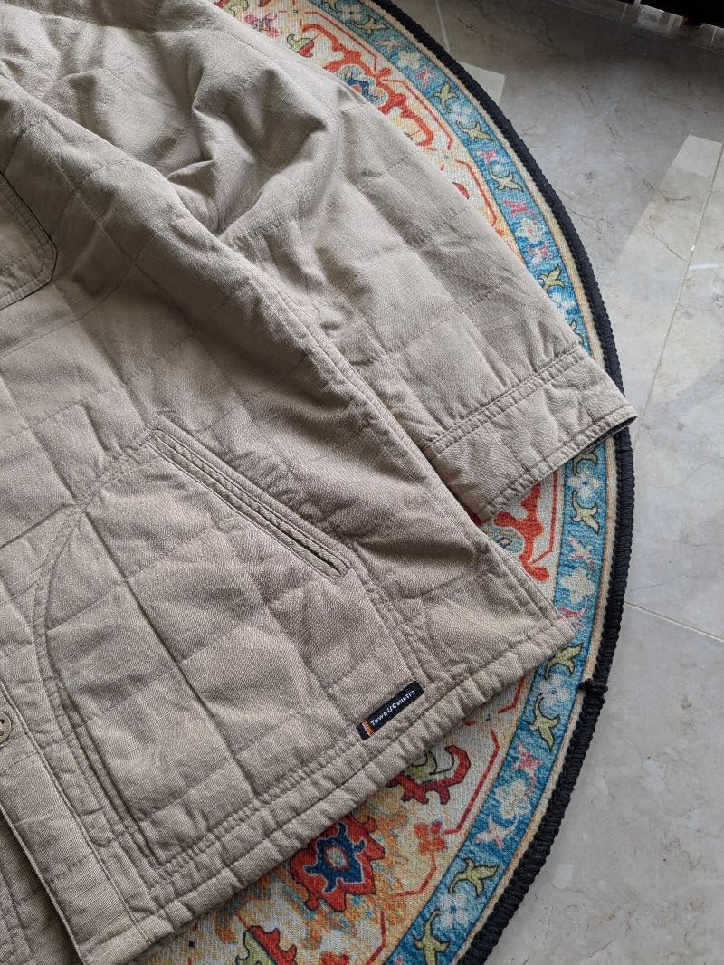 Casual Puffer jacket Pria tan, foto 6