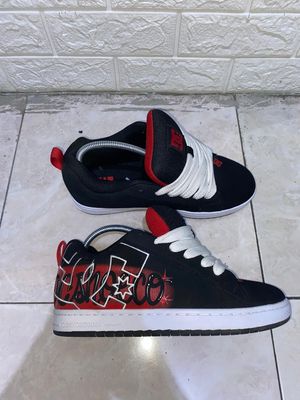 DC Shoes Y2K Skater Sneakers Pria red black