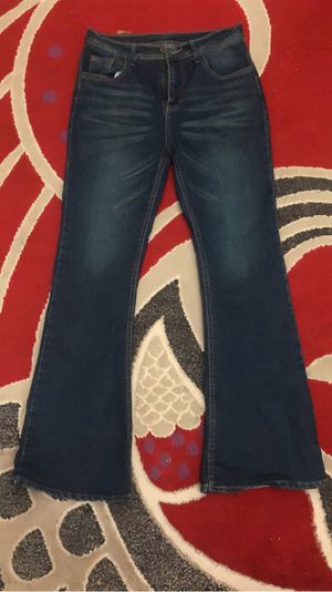 Vintage Flare pants Wanita navy