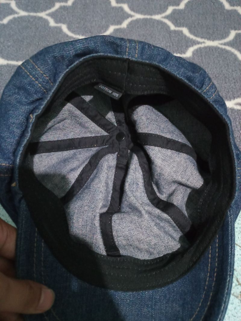 Vintage Y2K Hat Pria blue, foto 5