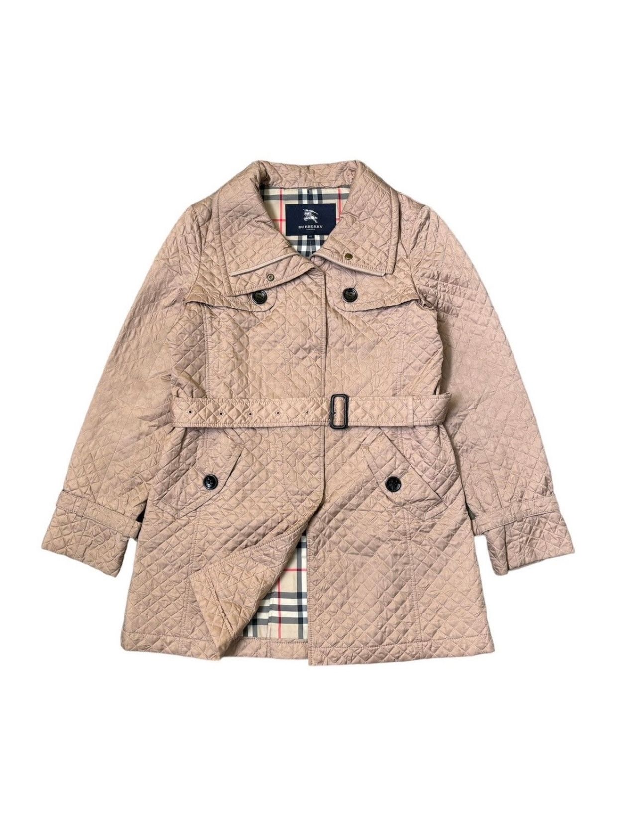 Burberry Vintage Luxury Trench coat Wanita tan brown