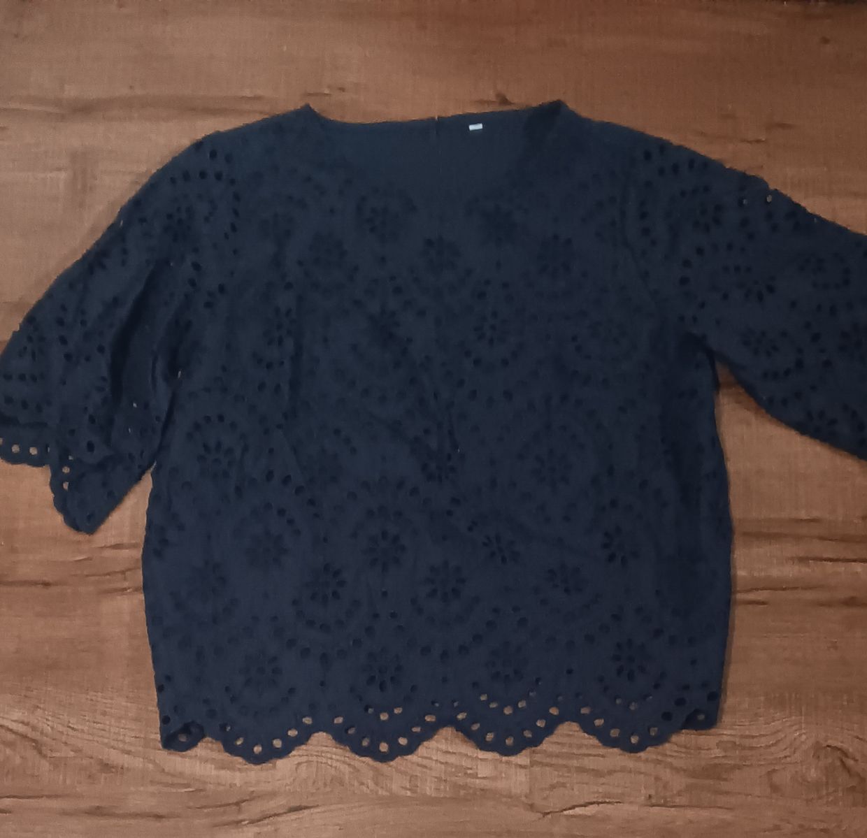 Vintage Blouse Wanita navy