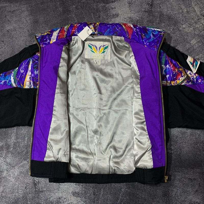 Vintage Bomber jacket Pria black, foto 7
