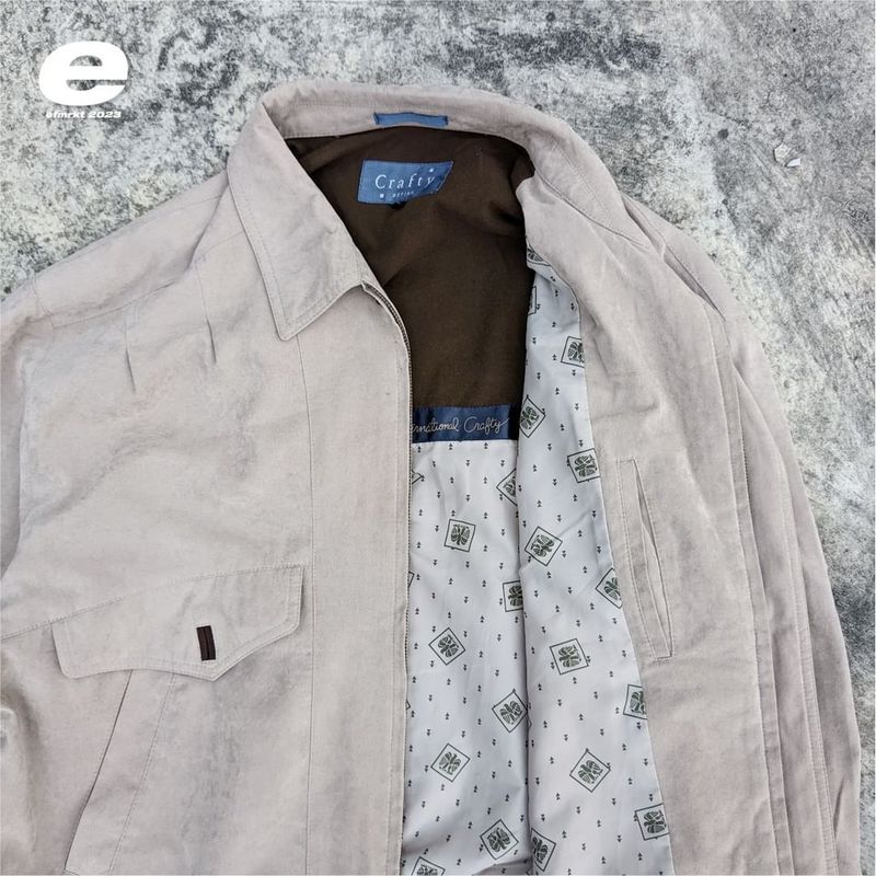 Casual Harrington jacket Pria silver, foto 2