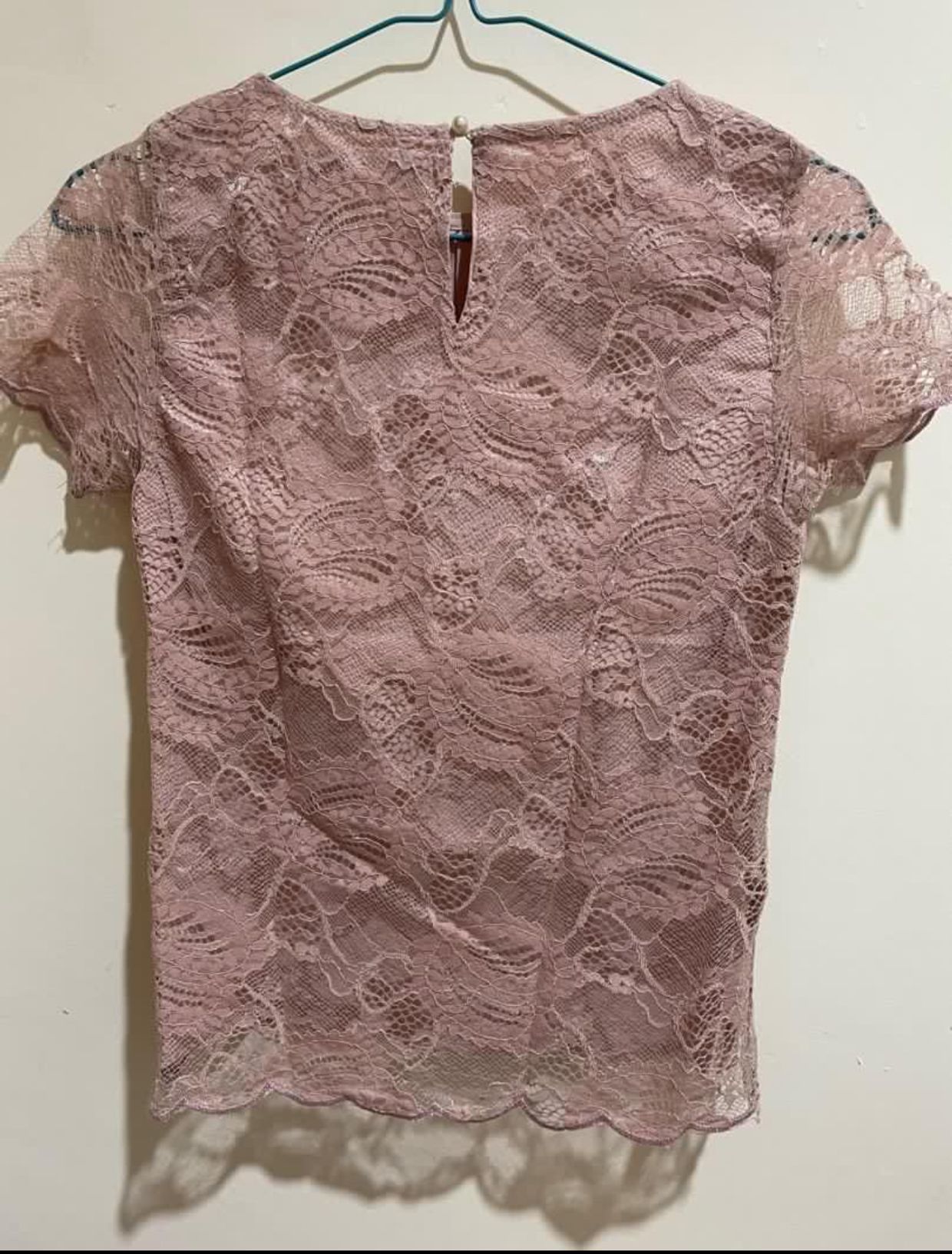 Minimalist Blouse Wanita pink, foto 3