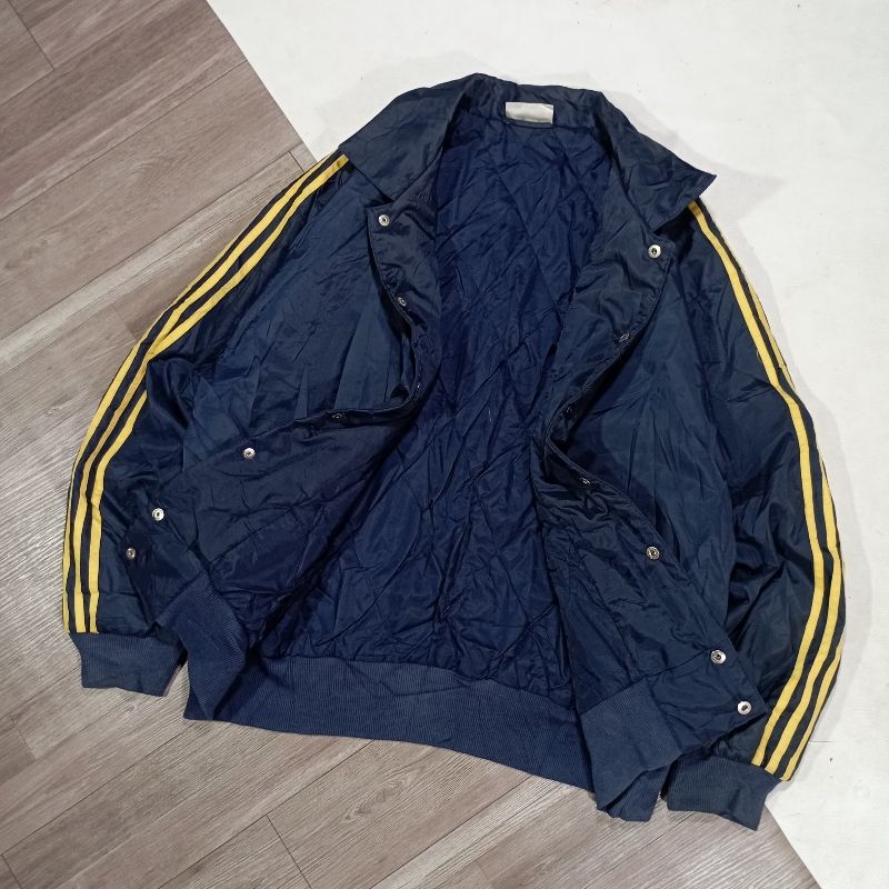 Adidas Casual Windbreaker Pria navy, foto 3