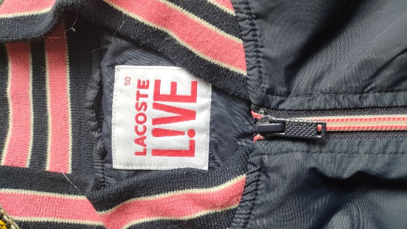 Lacoste Casual Bomber jacket Pria navy, foto 2